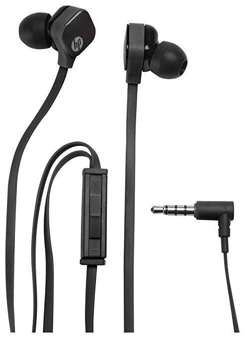 HP in-Ear H2310 Universal Headset with Mic and Volume Control (Black)-M000000000210 www.mysocially.com