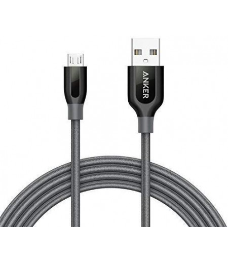 Anker Cable Powerline+ Micro USB 3ft, Double Braided Nylon, for Samsung, Nexus, LG, Motorola, Android Smartphones