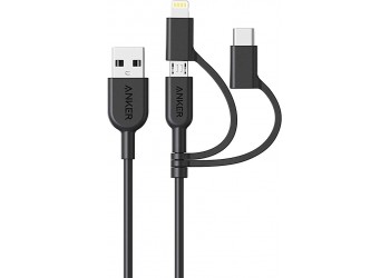 Anker Powerline 2 USB A to 3 in 1 Charging cable