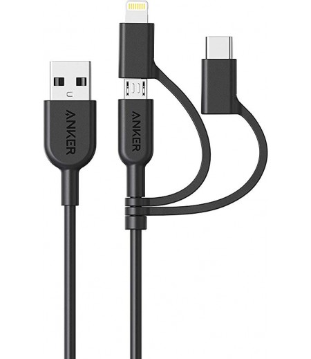 Anker Powerline 2 USB A to 3 in 1 Charging cable