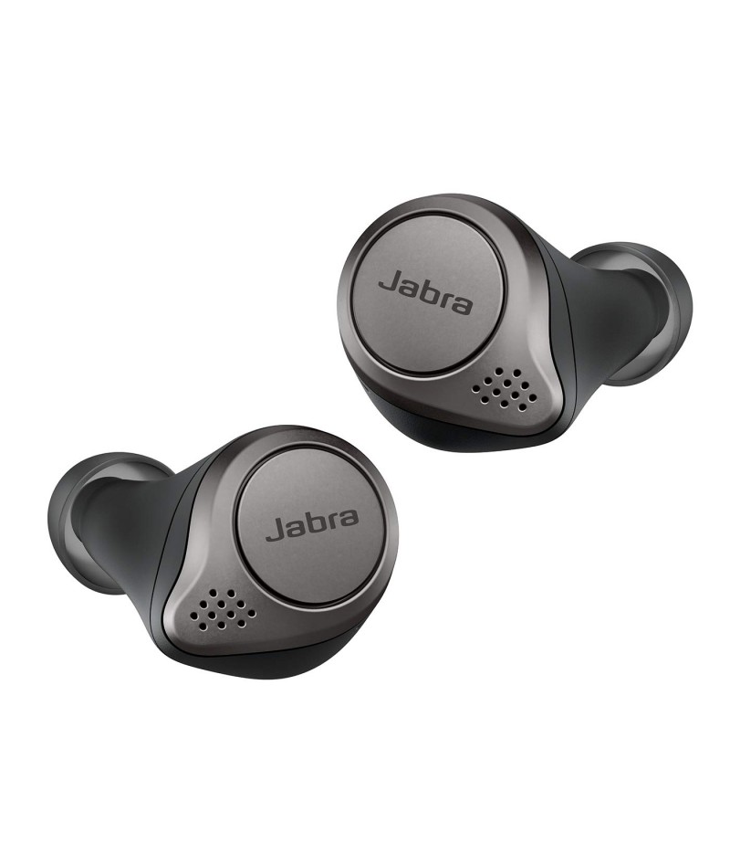 Jabra Elite 75t True Wireless Bluetooth Earbuds, 28 Hours Battery, Voice Assistant Enabled, Designed in Denmark - Titanium Black-M000000000429 www.mysocially.com