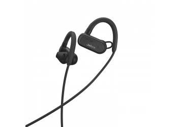 Jabra Elite Active 45e, Wireless Sports Earbuds, Waterproof and Alexa Enabled, Earhooks and Earwings - Black