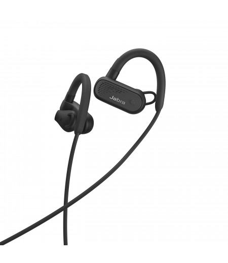 Jabra Elite Active 45e, Wireless Sports Earbuds, Waterproof and Alexa Enabled, Earhooks and Earwings - Black