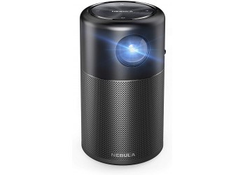 Anker Nebula Capsule Smart Portable Pico Wifi Wireless Projector, High-Contrast Pocket Cinema, Dlp, 360° Speaker, 100" Picture, Android 7.1, 4-Hour Video Playtime