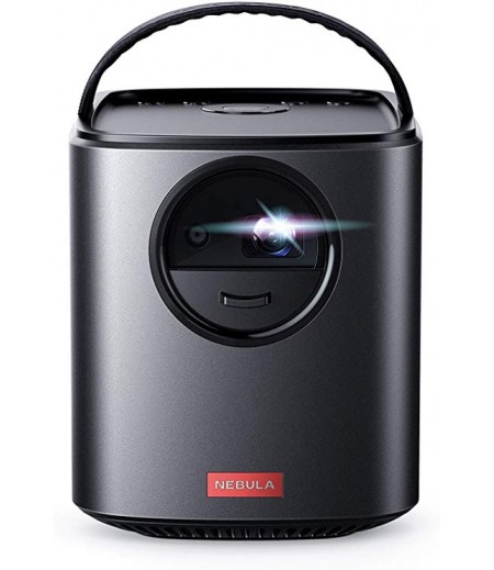 Nebula Mars II Portable Projector with 720p DLP Picture, Dual 10W Speakers, Android 7.1, 1 Second Auto-Focus, 30–150 in Screen, 4-Hour Playtime, Broad Connectivity, and Wireless Screen Cast