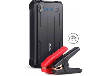 ROAV By Anker Jump Starter Pro 800A Peak 12V for Petrol Engines up to 6.0L or Diesel Engines up to 3.0L, Ultra Portable Charger with Advanced Safety Protection with Built-in LED Flashlight and Compass