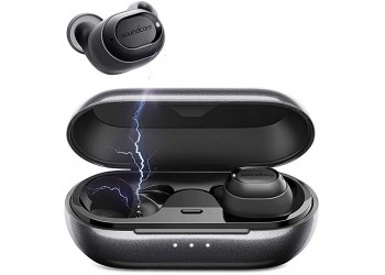 Soundcore Anker True-Wireless Earphones Liberty Lite with 12-Hour Playtime, Graphene-Enhanced Drivers, Microphone and Bluetooth 5
