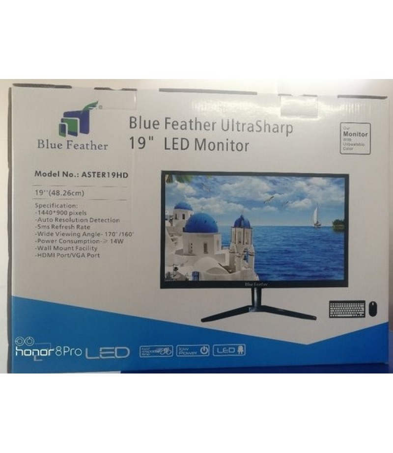 LED 19 Blue Feather HDMI