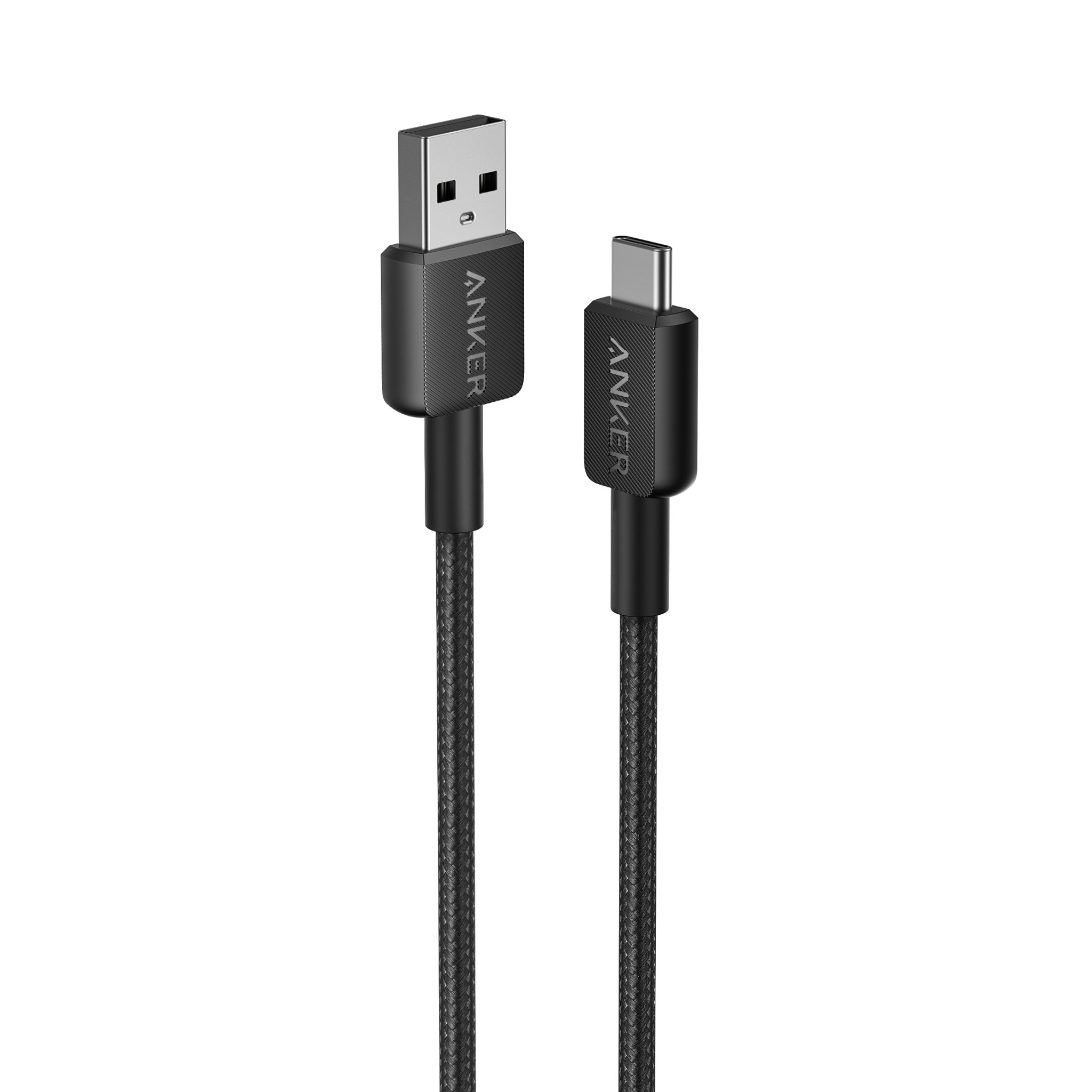 Anker 322 USB-A to USB-C Cable (3ft Braided) Black