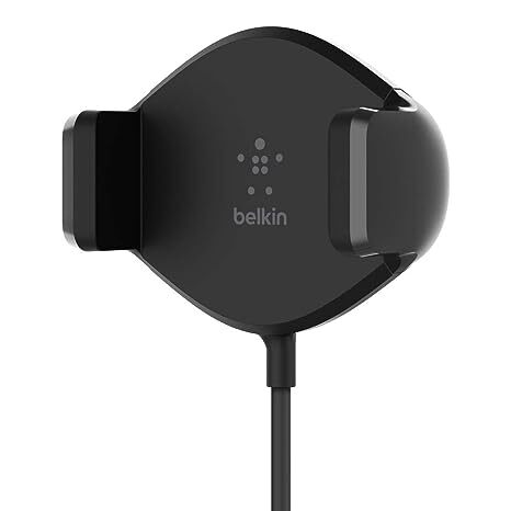 Belkin 10W Lightweight Fast Wireless Vent Mount USB Car Charger Compatible for Samsung - Black
