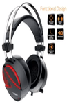 GAMDIAS Hebe E1 RGB Gaming Headset with Omnidirectional Microphone & Smart Remote
