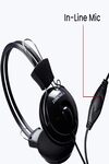 ZEBRONICS Zeb Pleasant Wired Over The Ear Headphone with Mic (Black)
