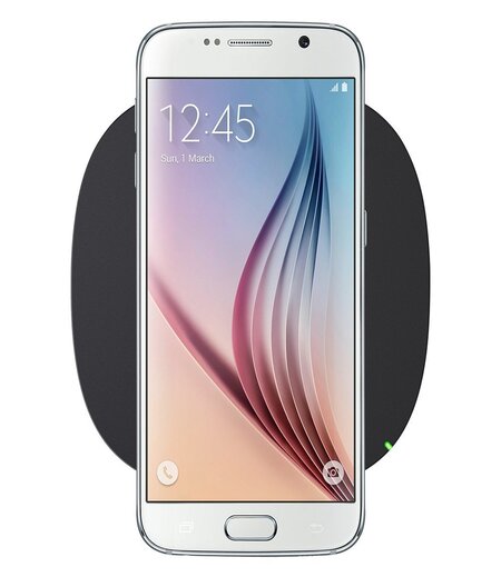 Belkin Boost Up Qi (5W) Wireless Charger Pad Compatible with iPhone11/11Pro/11Pro Max/XS/XSMAX/XR/X/8/8Plus, Samsung Galaxy, Note10/Note10Plus/S10/S10Plus/S10E/Note9 and More - Black