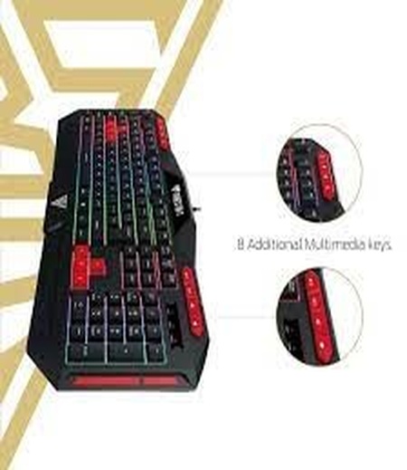 Gamdias Poseidon 4in One Gaming Combo (KB+Mouse+Headset+Pad)