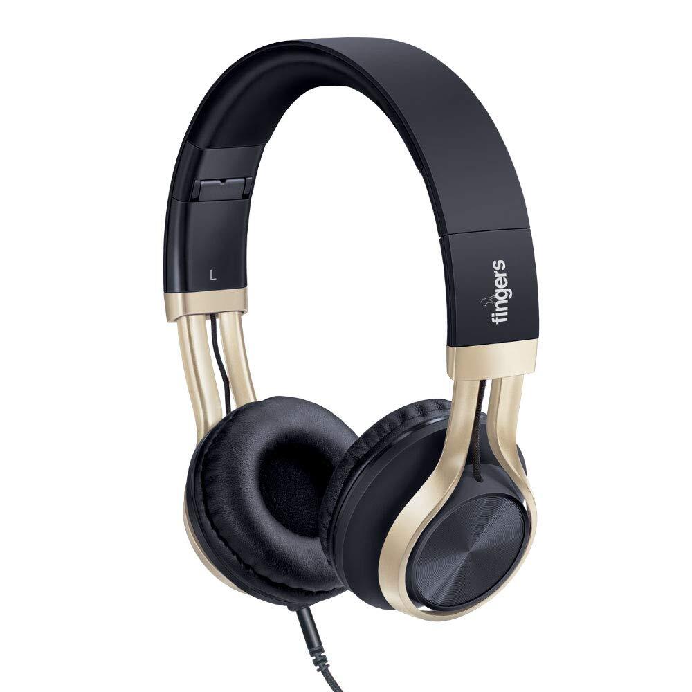 FINGERS Showstopper H5 Wired Headphones with Mic and Deep Bass