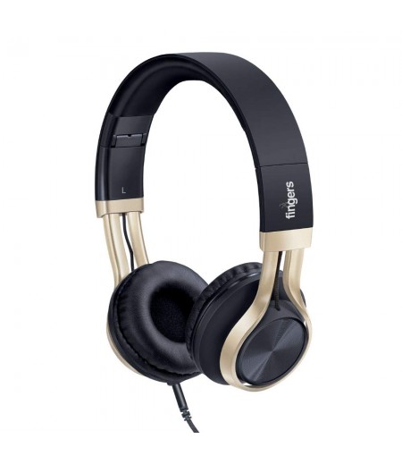 FINGERS Showstopper H5 Wired Headphones with Mic and Deep Bass