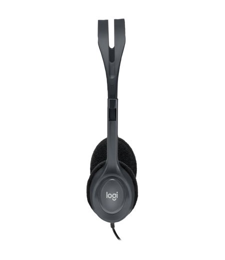 Logitech H111 Wired Headset  (Grey, On the Ear)