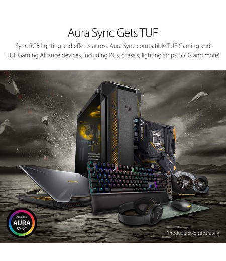 Asus TUF Gaming M3 Optical USB RGB Gaming Mouse Featuring A 7000 DPI Optical Sensor, 7 Programmable Buttons, 4-Level DPI Switch and Aura Sync RGB Lighting