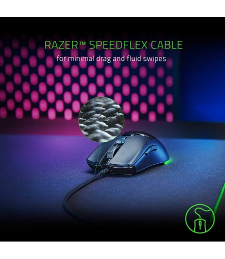 Razer Viper Mini Ultralight Gaming Mouse: Fastest Gaming Switches - 8500 DPI Optical Sensor - Chroma RGB Underglow Lighting - 6 Programmable Buttons - Drag-Free Cord - Classic Black