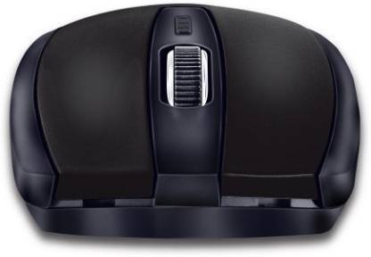 iBall Freego G18 Black Wireless Optical Mouse  (USB, Full Back)