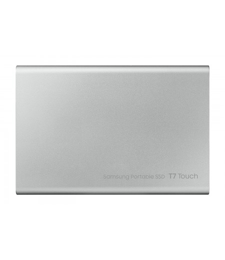 Samsung T7 Touch 1TB Up to 1,050MB/s USB 3.2 Gen 2 (10Gbps, Type-C) External Solid State Drive (Portable SSD) Silver (MU-PC1T0S)