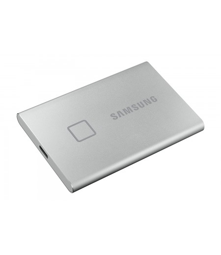 Samsung T7 Touch 1TB Up to 1,050MB/s USB 3.2 Gen 2 (10Gbps, Type-C) External Solid State Drive (Portable SSD) Silver (MU-PC1T0S)