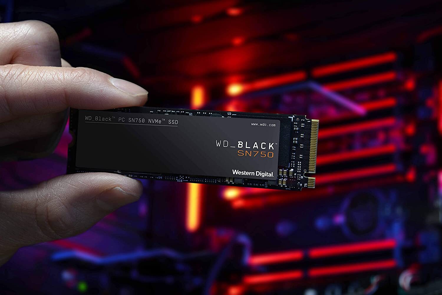 Western Digital WD Black PCIe NVMe SSD, 3430MB/s R, 2600MB/s W, 5 Y Warranty, 500GB