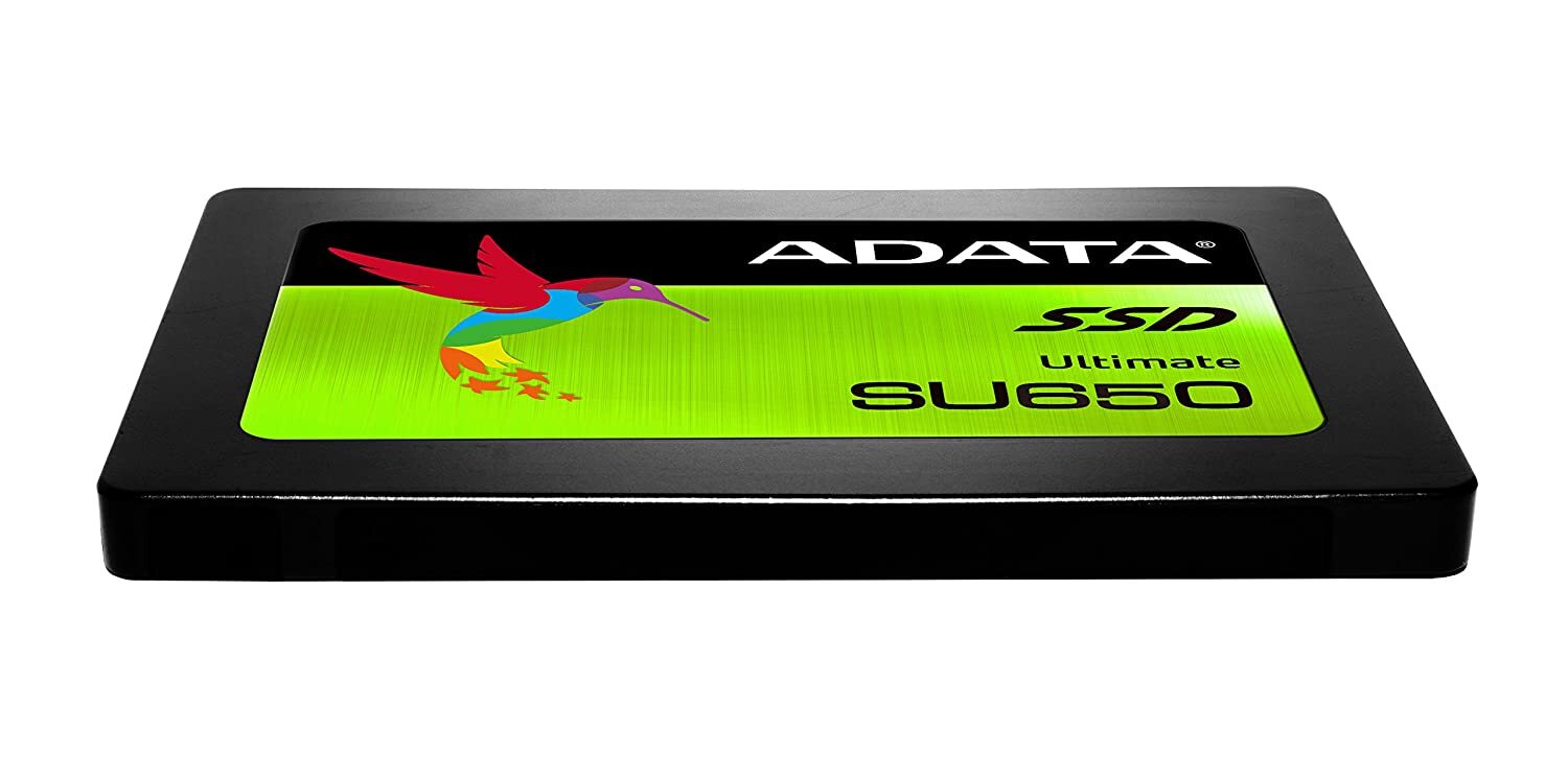 Adata Ultimate SU650 3D NAND 480GB Solid State Drive - Black