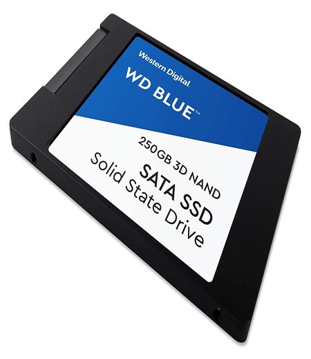 Western Digital WD Blue 2.5" SATA SSD, 550MB/s R, 525MB/s W, 5 Y Warranty, 250GB