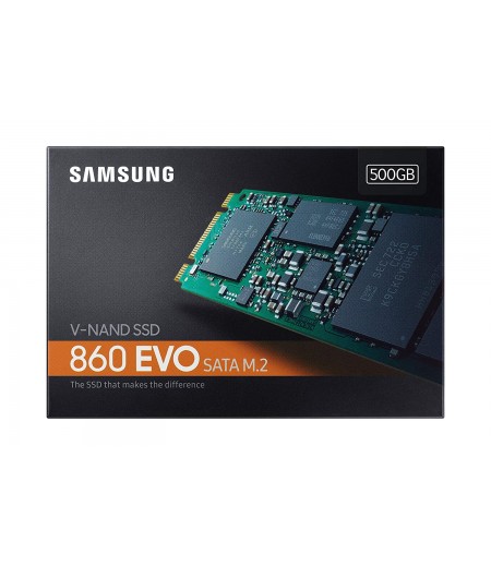 Samsung 860 EVO 500GB SATA M.2 (2280) Internal Solid State Drive (SSD) (MZ-N6E500)