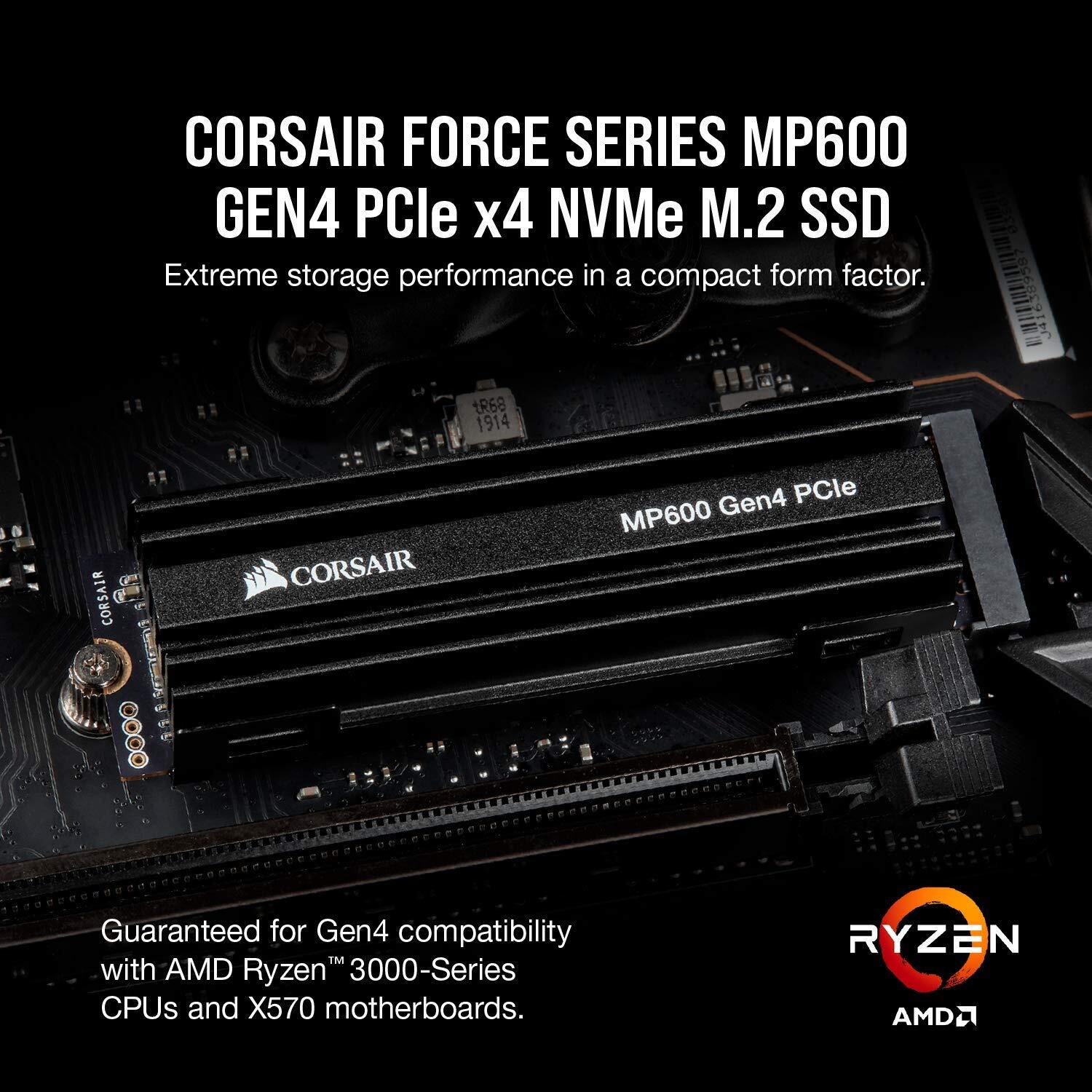 Corsair Force Series MP600 1TB Gen4 PCIe X4 NVMe M.2 SSD