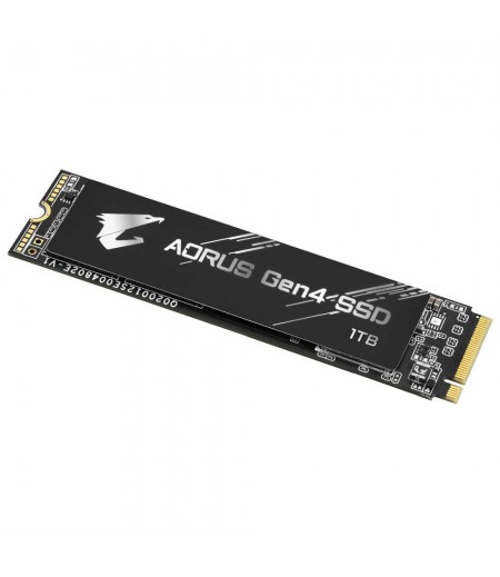 Gigabyte AORUS NVMe Gen4 M.2 1TB PCI-Express 4.0 Interface High Performance Gaming, 3D TLC NAND, External DDR Cache Buffer, SSD GP-AG41TB
