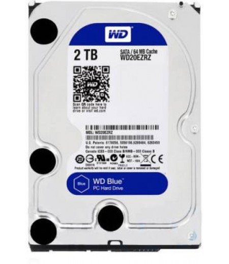 WD Blue 2 TB Desktop Internal Hard Disk Drive (20ezrz)