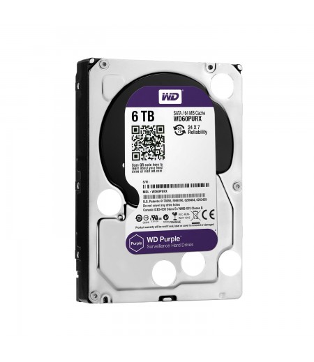 Western Digital Purple Surveillance 6TB Internal  Hard Drive (WD60PURX)