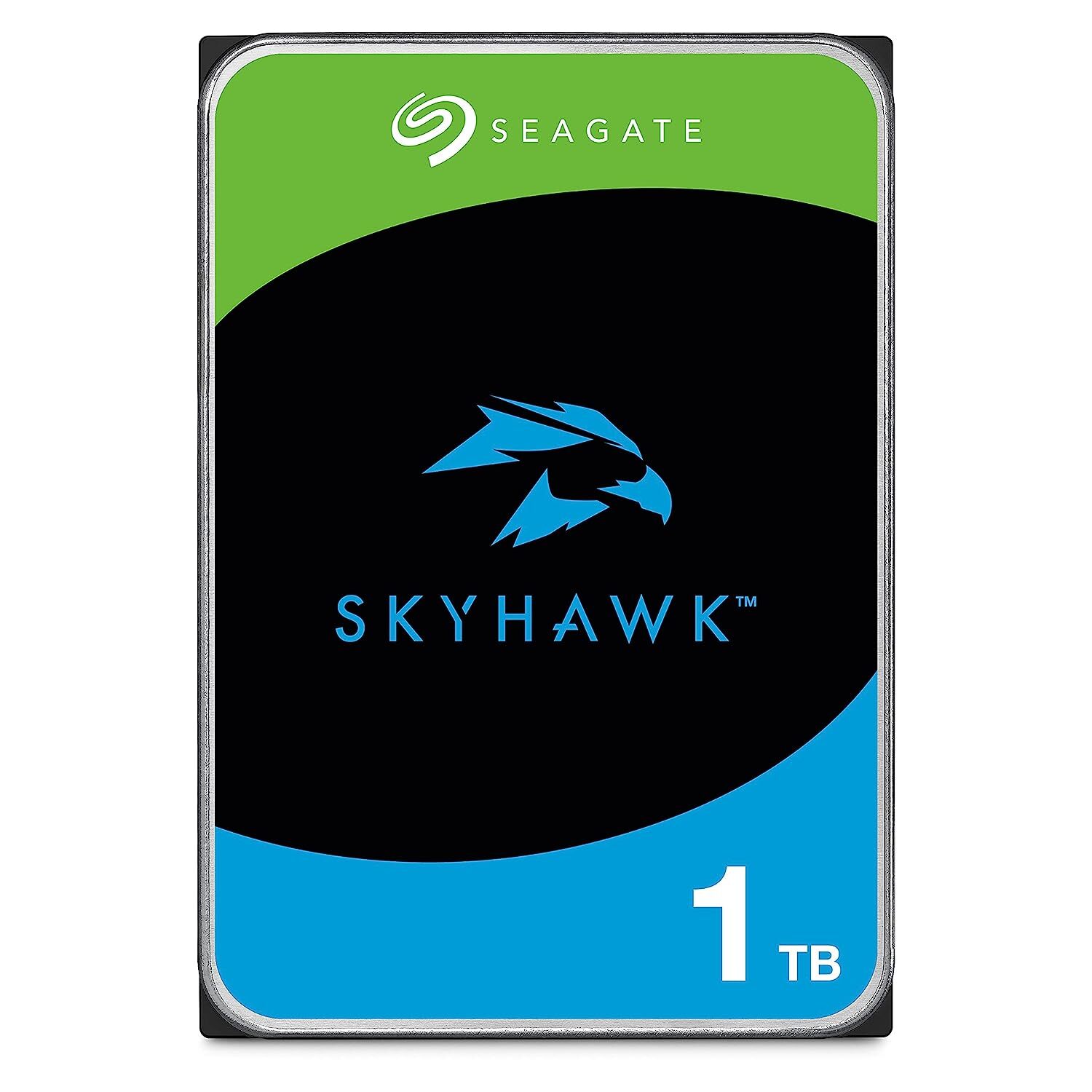 Seagate Skyhawk 1 TB Surveillance Internal Hard Drive HDD, 3.5 Inches SATA 6 Gb/s 64 MB Cache for DVR NVR Security Camera System (ST1000VX005)
