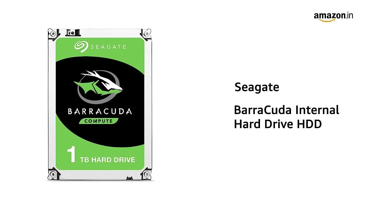 Seagate Barracuda 2 TB Internal Hard Drive HDD    8.89 cm (3.5 Inch) SATA 6 Gb/s 5400 RPM 256 MB Cache for Computer Desktop PC (ST2000DM005)