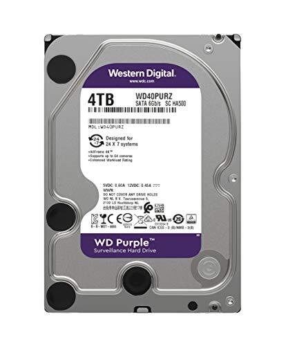 Western Digital Western Digital40PURZ 4TB Surveillance Hard Disk Drive (Purple)