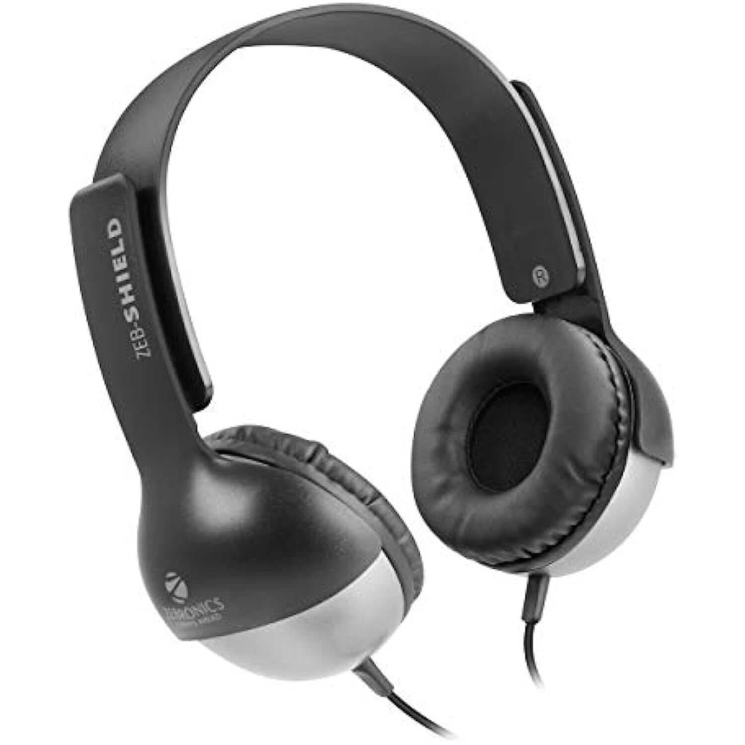 Zebronics Zeb-Shield Wired Headset with Mic (Black, Over The Ear)