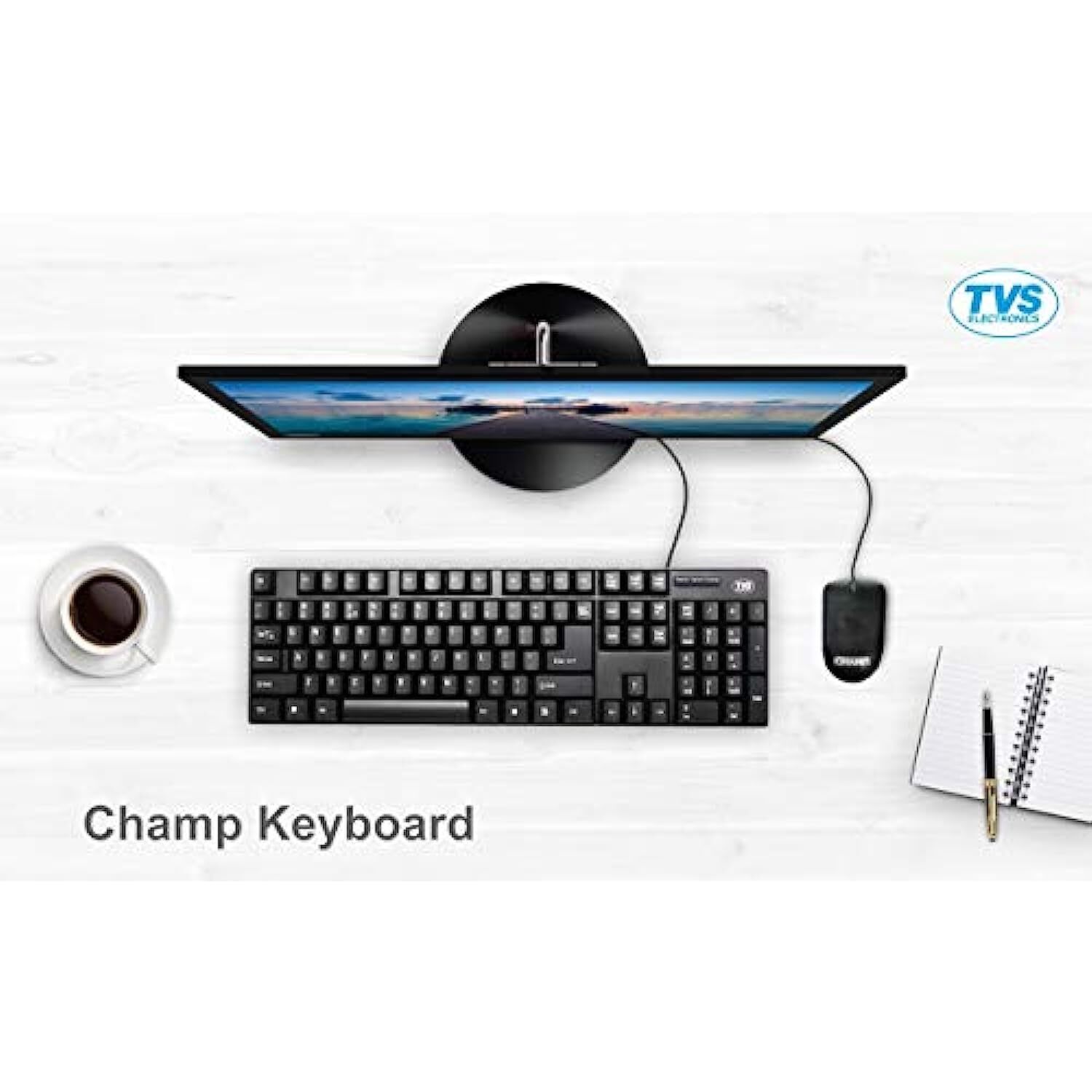 TVS Electronics Champ Wired Keyboard (Black)