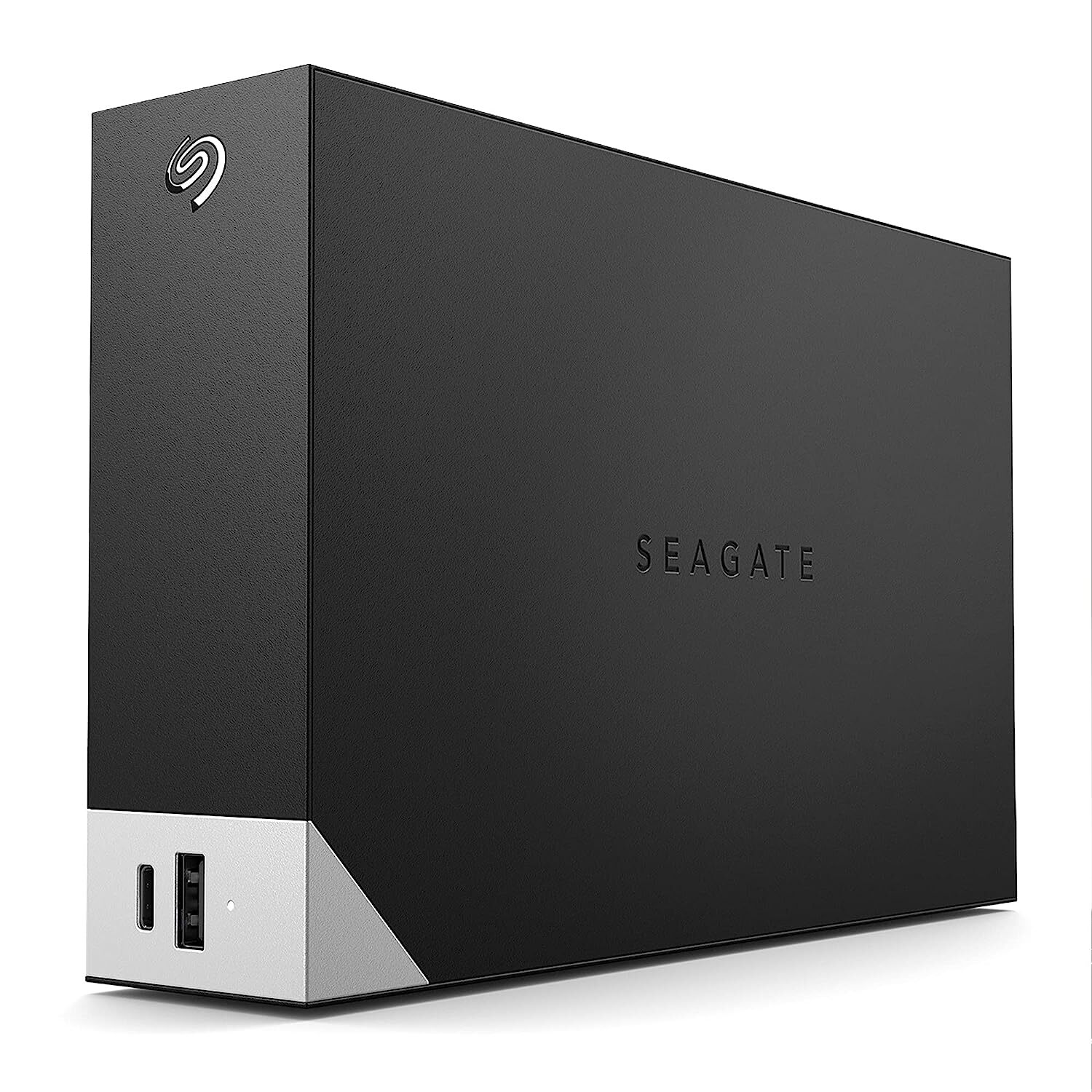 Seagate One Touch Hub 8TB Desktop External HDD USB-C & USB 3.0 Port, with 3 yr Data Recovery Services, for Computer PC Laptop Mac, 4 Months Adobe Photography Plan (STLC8000400), Black