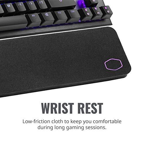 Cooler Master CK530 V2 Tenkeyless Gaming Mechanical Keyboard Brown Switch with RGB Backlighting, On-The-Fly Controls, and Aluminum Top Plate