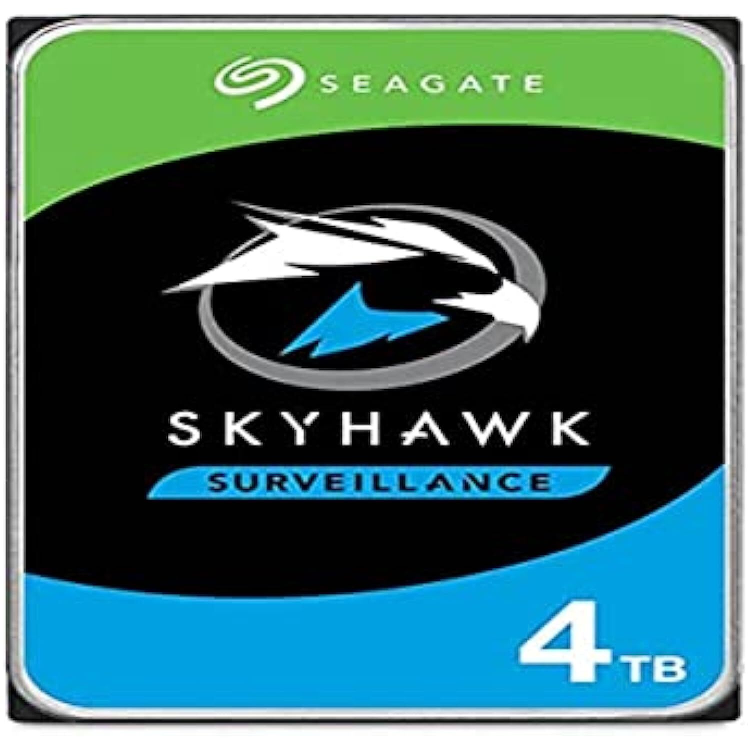 Seagate Skyhawk 4 TB Surveillance Internal Hard Drive HDD – 3.5 Inch Security Camera System with Drive Health Management, with 3 yr Rescue Data Recovery Services (ST4000VX013)