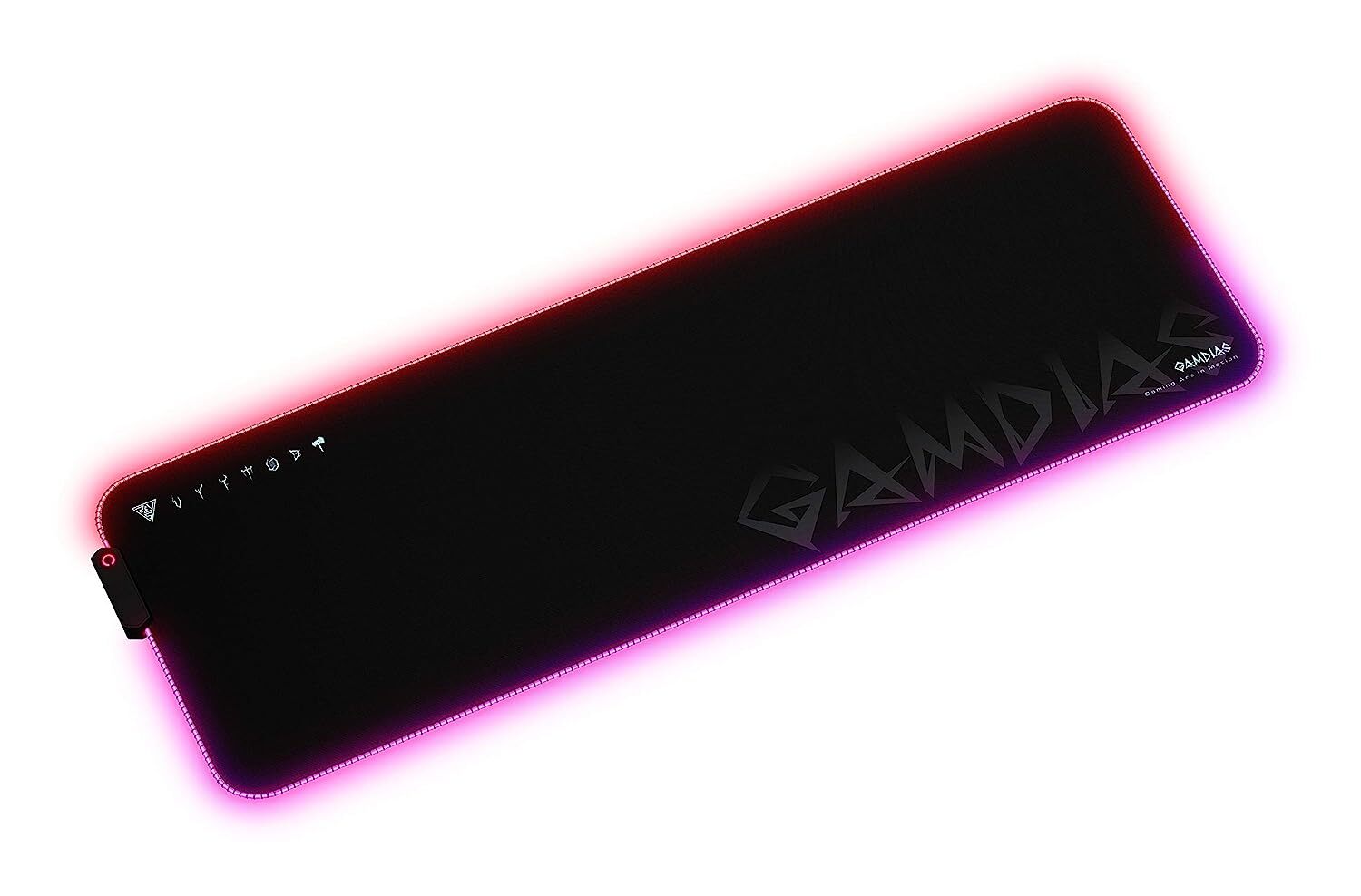 Gamdias NYX P3 ARGB Gaming Mouse Pad with 10 Addressable Multi-Colored Lighting Effects and Non-Slip Rubber Base
