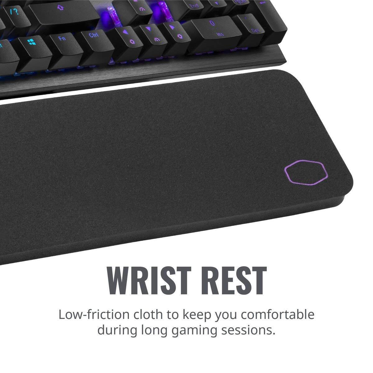 Cooler Master CK550 V2 USB-A Mechanical Keyboard - Full Size | Blue Switch | RGB Lights | Software Control | Aluminum Top Plate | Gaming Keyboard | Wrist Rest Included | Abs Double Injection Keycaps