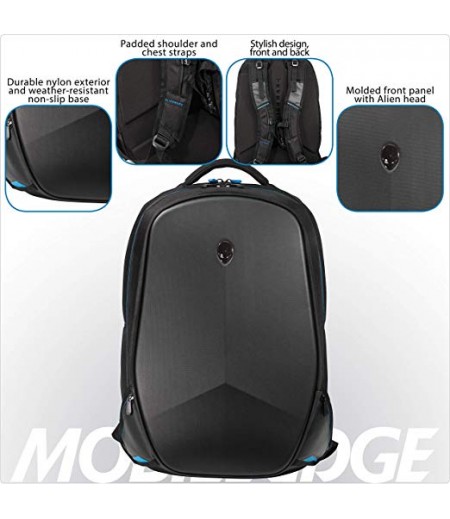 Mobile Edge Alienware 15 Inch Black Vindicator 2.0 Casual Backpack-M000000000142 www.mysocially.com