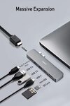 Anker USB C Hub for MacBook, Anker 547 USB-C Hub (7-in-2), Compatible with Thunderbolt 4 USB C Port, 4K HDMI, USB C and 2 USB A Data Ports for MacBook Pro 13 Inch, MacBook Air M1 / M2, and More