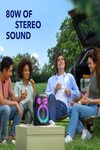 Anker soundcore Rave Neo 2 Portable Speaker with 80W Stereo Sound, PartyCast 2.0, Light Show, IPX7 Waterproof (Floats on Water) 18H Playtime, Customizable EQ & Bass Up for Party, Tailgating, Backyard