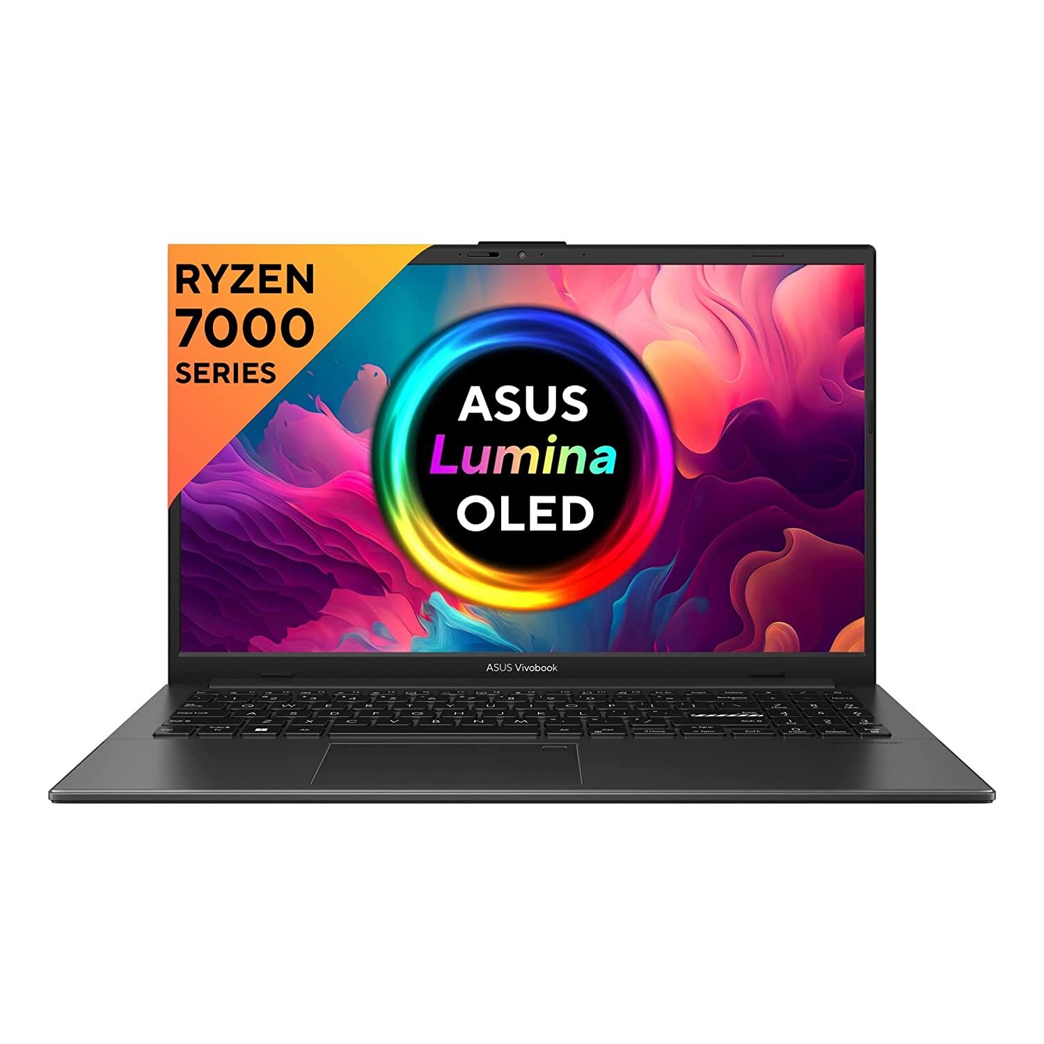 ASUS Vivobook Go 15 (OLED) 2023, AMD Ryzen 5 7520U, 15.6" (39.62 cm) FHD OLED, Thin & Light Laptop (16GB/512GB SSD/Windows 11/Office 2021/Alexa Built-in/Backlit KB/Black/1.63 kg), E1504FA-LK542WS