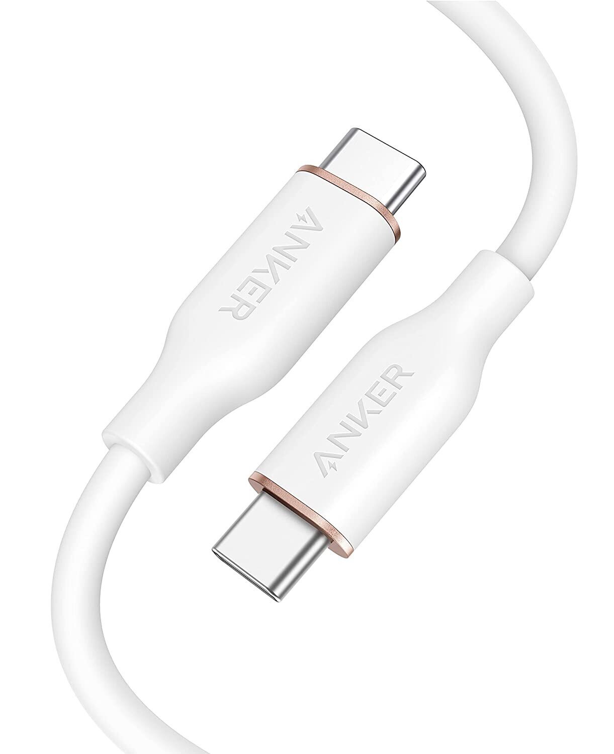 Anker Cable PowerLine III Flow USB-C to Lightning (3 ft. Flow) White A8662H21