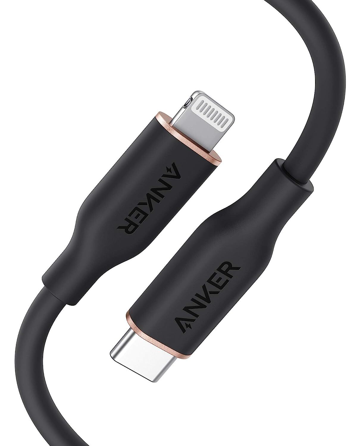 Anker Cable PowerLine III Flow USB-C to Lightning (3 ft. Flow) Black A8662H11-M00000001498